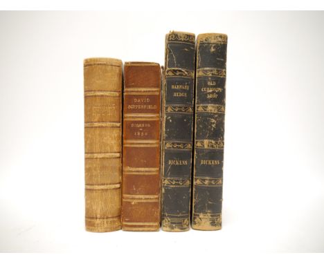 Charles Dickens, 3 titles: 'The Personal History of David Copperfield', illustrated Hablot Knight Browne, London, Bradbury &a