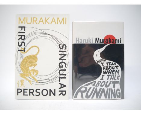 Haruki Murakami, 2 titles: 'First Person Singular', London, Harvill Secker, 2021, 1st UK edition, 'What I Talk About When I T