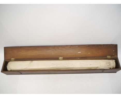 (Enclosure Act, Bressingham &amp; Fersfield), a manuscript vellum document, 1799, comprising 24 large rolled vellum leaves, "