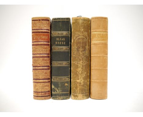 Charles Dickens, 4 titles: 'The Life and Adventures of Martin Chuzzlewit', London, Chapman &amp; Hall, 1844, 1st edition in b