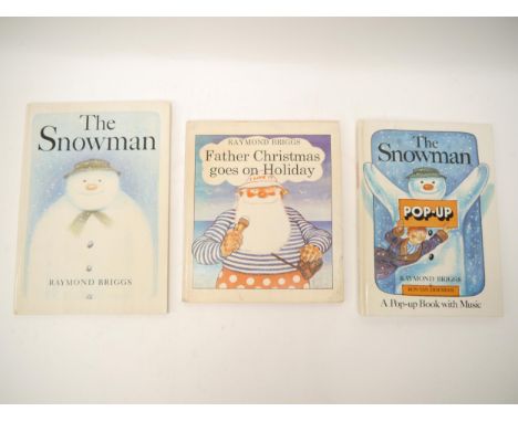 Raymond Briggs, 3 titles: 'The Snowman', London, Hamish Hamilton, 1978, 1st edition, colour illustrated title page + full pag