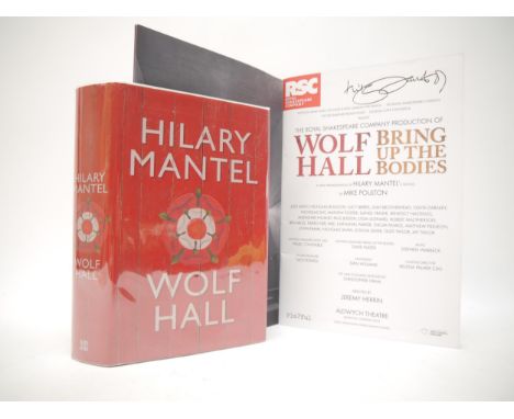 Hilary Mantel: 'Wolf Hall', London, Fourth Estate, 2009, 1st edition, 1st impression, publisher's bookplate signed by author 