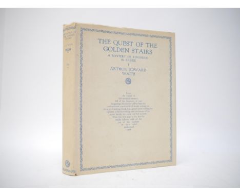 (Fantasy, Esoteric, Mystical), Arthur Edward Waite: 'The Quest of the Golden Stairs. A Mystery of Kinghood in Faerie', London
