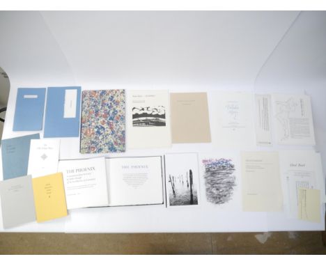 (Old School Press), a collection of 3 titles, together with a large collection of the press's ephemera and smaller publicatio