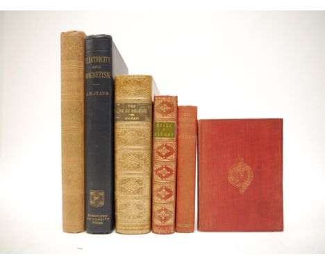 (Bindings), six Macclesfield Grammar School early 20th Century prize bindings, including Mahan 'The Life of Nelson', 1899, 2n