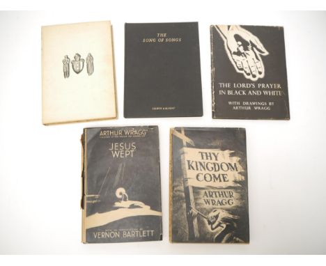 Arthur Wragg, 5 titles, all politicised illustrated biblical texts with vivid double page and full page black &amp; white ill