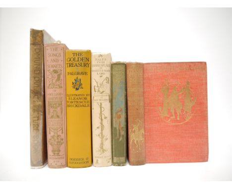 Edmund Dulac (illustrated): 'Edmund Dulac's Picture-Book for the French Red Cross', London, [1915], 20 tipped in plates (19 c