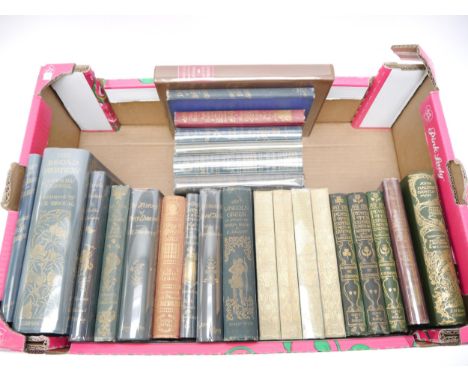 (Hugh Thomson, Charles E. Brock, Illustrated, Book Design), a collection of 25 late Victorian and Edwardian illustrated title