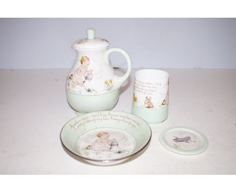 Collection of paragon nursery ware signed to body by Eileen Sofa