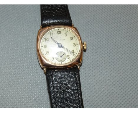 Audtmasrs 9ct Gold vintage wristwatch