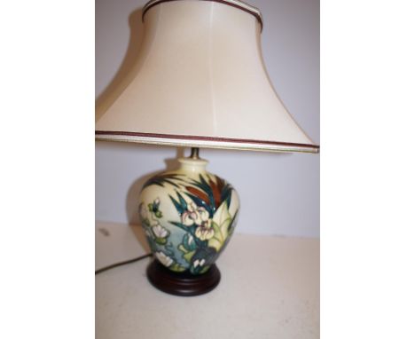 Moorcroft lamp