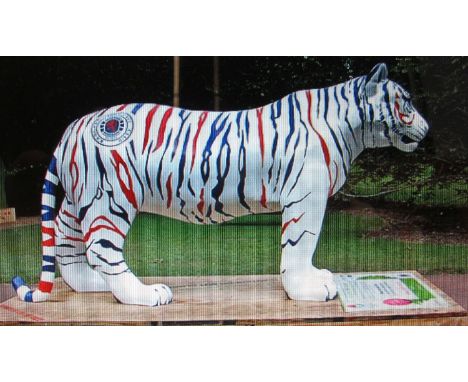 GLASGOW RANGERS - TIGER   Probably the most unusual item that we have entered into our auction. This is a life-size tiger in 