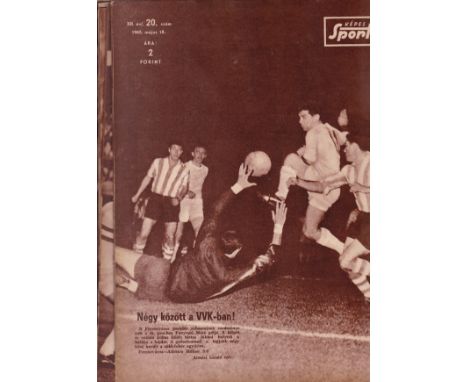 1964/65 FAIRS CUP SEMI FINAL - Ferencvaros v Manchester United, all three legs, the first in Manchester on 31 May and the two