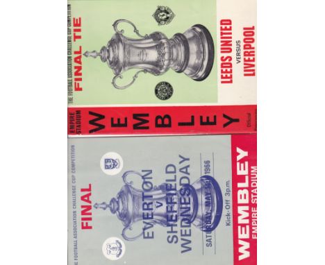 CUP FINALS  1965-1984   Black DJ Bookbinder style binder with gilt inscription "F.A.Cup Finals 1965-1984" The binder contains