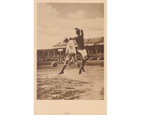 HUNGARY V SWEDEN 1913     A rare postcard picturing a match scene from the international match between the two countries on 1