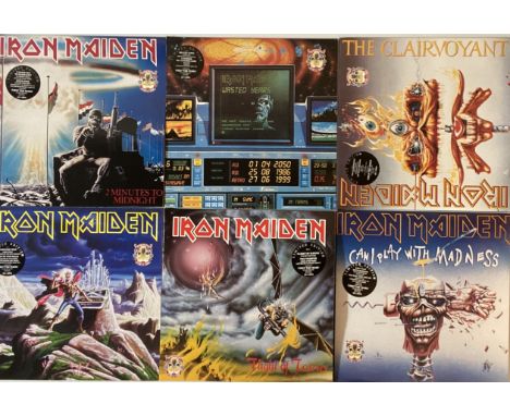 IRON MAIDEN - THE FIRST TEN YEARS COLLECTION - 12" BOX SET. Ace copy of this 20 x 12" (10 titles) limited edition box set rel