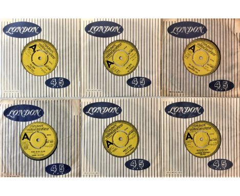 LONDON RECORDS 7" COLLECTION - 1968/69 DEMOS. Major pack of 8 x original UK London demo 45s from 1968 and 1969. Titles are Ma