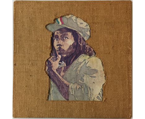 BOB MARLEY &amp; THE WAILERS - RASTAMAN VIBRATION - US PROMO 'BURLAP' BOX SET (ISLAND - ILPS 9383). The super limited edition