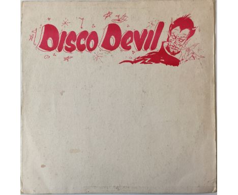 LEE PERRY &amp; THE FULL EXPERIENCES - DISCO DEVIL 12" (ORIGINAL JAMAICAN RED PRINTED SLEEVE - UPSETTER RECORDS 931). Descend