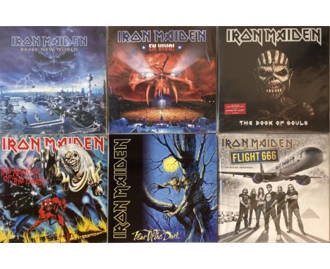 IRON MAIDEN - LPs (RECENT RELEASES/REISSUES). Cracking high quality bundle of 6 x LPs from Iron Maiden comprising of recent r