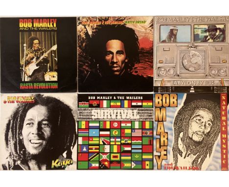 BOB MARLEY &amp; THE WAILERS - UK PRESSING LP/12" COLLECTION. Expert collection of UK releases with 24 x LPs/12" included. Ti