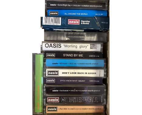 OASIS CASSETTES INC PROMOS. 13 cassettes to include: a 'white label' cassette with 'Squatt' labels containing a promo version