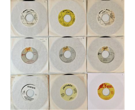 REGGAE LABEL 7" PART 1 - 'J TO M'. A wonderful collection of around 40 7" reggae singles on labels named J to M. Labels/ arti