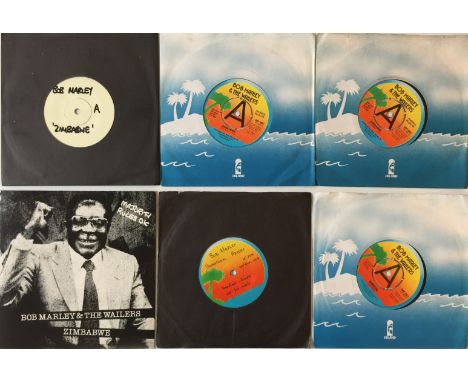 BOB MARLEY AND RELATED UK 7" PROMOS &amp; WHITE LABEL TEST PRESSINGS. A smashing collection of around 21 UK 7" singles, all e