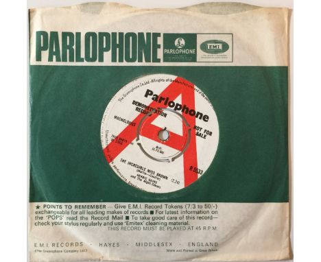 HERBIE GOINS - THE INCREDIBLE MISS BROWN 7" (ORIGINAL UK PARLOPHONE DEMO - R 5533). Big dancers from Herbie Goins and The Nig