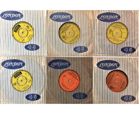 LONDON RECORDS 7" COLLECTION - THE DRIFTERS DEMOS. Brilliant bundle of 5 x original UK London demos from The Drifters. Titles