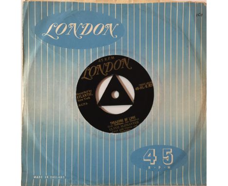 CLYDE MCPHATTER - TREASURE OF LOVE 7" (ORIGINAL UK LONDON RELEASE - 45-HL-E 8293). Sweet ones from Clyde McPhatter, this the 