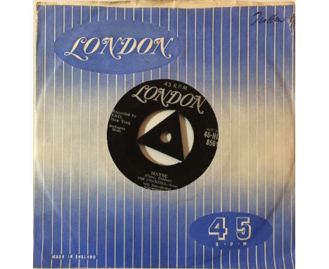 THE CHANTELS - MAYBE 7" (ORIGINAL UK LONDON RELEASE - 45-HLU 8561). A classic from The Chantels with Maybe c/w Come My Little
