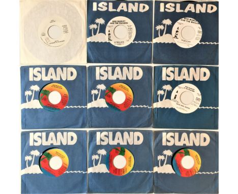 BOB MARLEY &amp; RELATED US 7" PROMOS. A smashing collection of around 25 7" singles, all US pressed promos by Bob Marley and