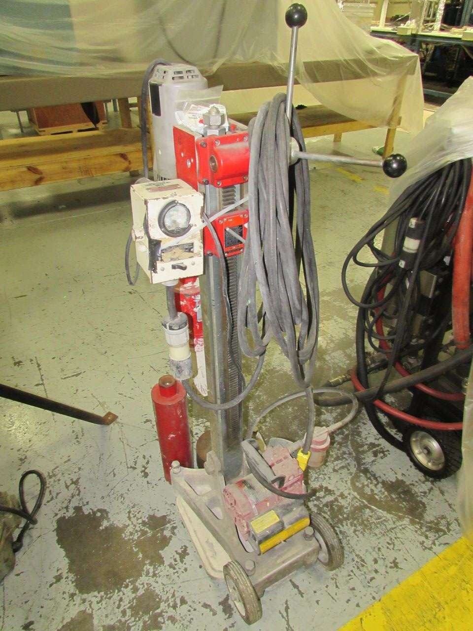 MILWAUKEE 4099 DYMODRILL DIAMOND CORE DRILL RIG WITH BASE STAND 3/4