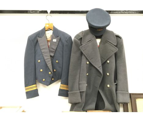 A Great Coat, cap and dress uniform jacket.
(R1)