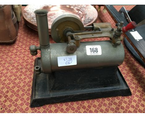 A small early 20th century static steam engine.