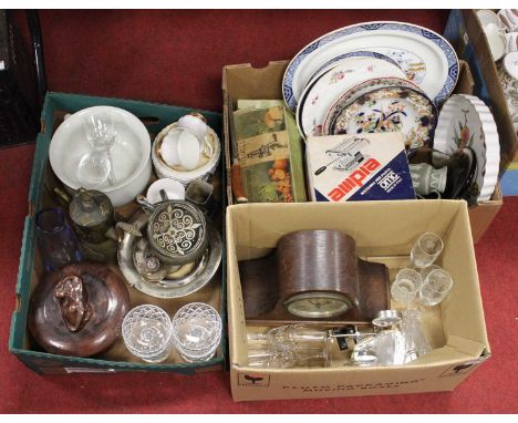 Three boxes of miscellaneous items, to include a boxed pasta making machine, a boxed Spong versatile slicer, shredder and gra