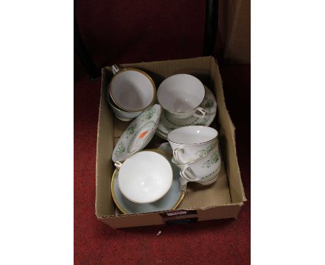 A Royal Worcester Derwent pattern part tea service, together with a Royal Worcester Westminster pattern part tea service (sma