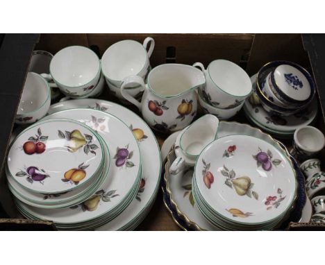 A box containing a collection of various ceramics to include a Milton part dinner serviceCondition report: Milton china - lar
