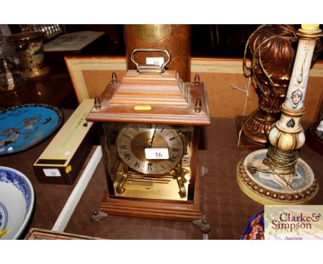 A chiming Schatz mantel clock