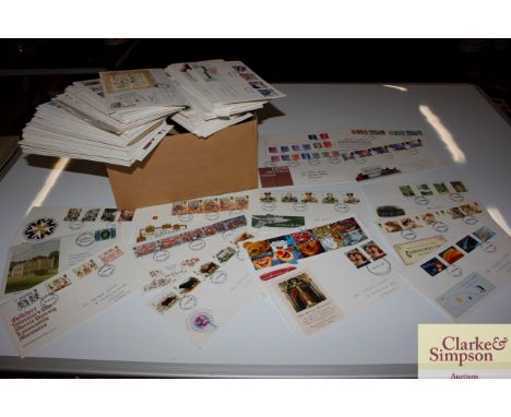 A box of miscellaneous First Day covers circa 70's and 80's 
