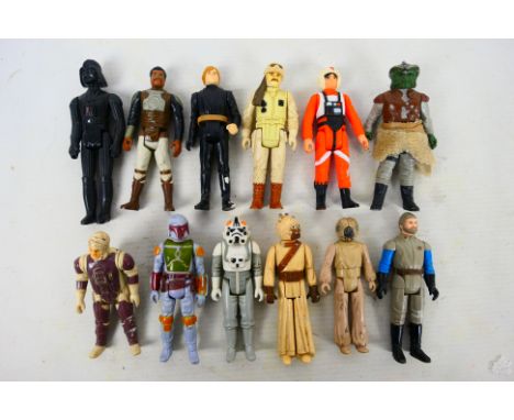 Star Wars - LFL - CPG - GMFGI - A group of 12 loose vintage Star Wars action figures. Lot includes Bobba Fett (CPG, 1979, No 