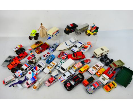 Matchbox - Corgi - Others - An unboxed collection of diecast model vehicles in several scales. Lot includes Corgi Noddys Car;