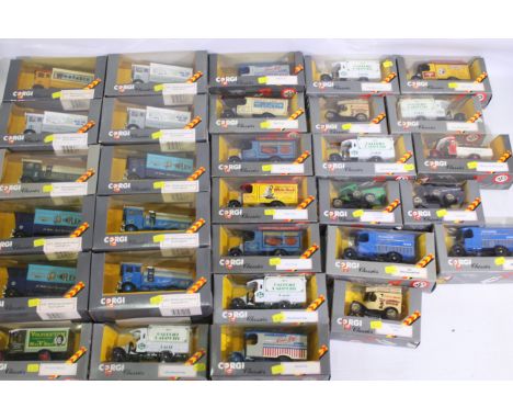 Corgi - Classics. A fleet of Thirty boxed diecast models from Corgi, appearing in Excellent condition housed in excellent dis