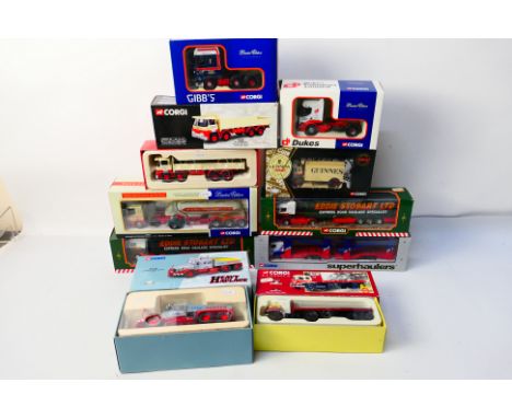 Corgi - A boxed collection of 10 diecast model vehicles, in various scales from several corgi ranges. Lot includes Corgi Heav