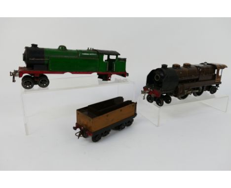 Hornby - An unboxed O gauge 3 rail 4-4-2 steam locomotive in Nord livery operating number 31801 modified to 12 v. The loco sh