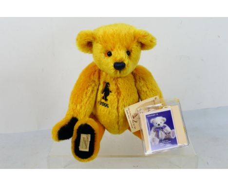 Dean's Rag Book - A limited edition jointed mohair bear named Golden Dawn made for the Dean's Collectors Club members. The be