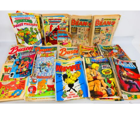 Beano - Dandy - Buster - Eagle - Others - Over 100 vintage British comics from the 1980's. Lot includes The Dandy #2187 Oct 1