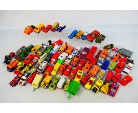 Corgi - Majorette - Matchbox - Others - A group of unboxed playworn diecast. Lot includes Majorette #251 Ford Capri; Majorett