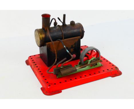 Mamod - Live Steam. A loose Mamod live steam, single oscillating cylinder, superheated steam powered Steam Stationary Engine.